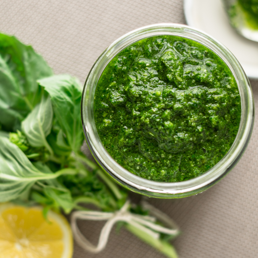 green mix pesto