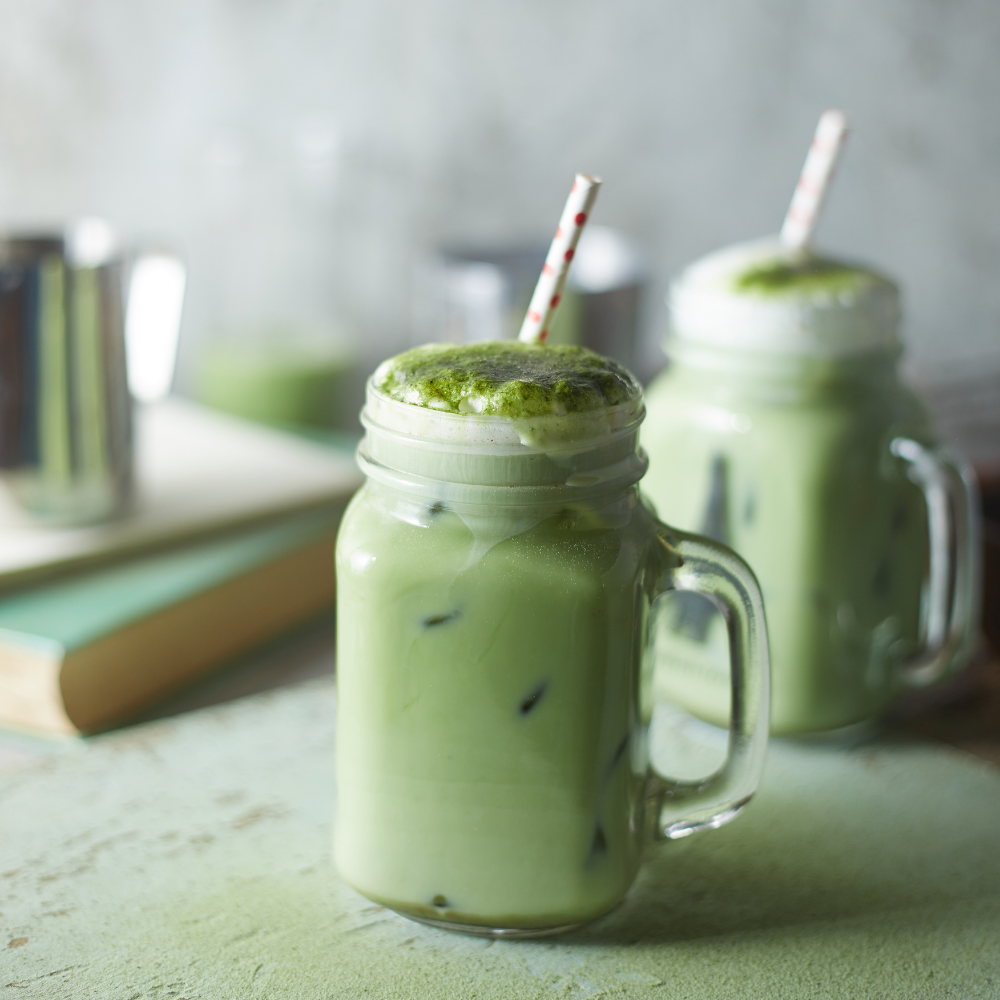 iced matcha latte